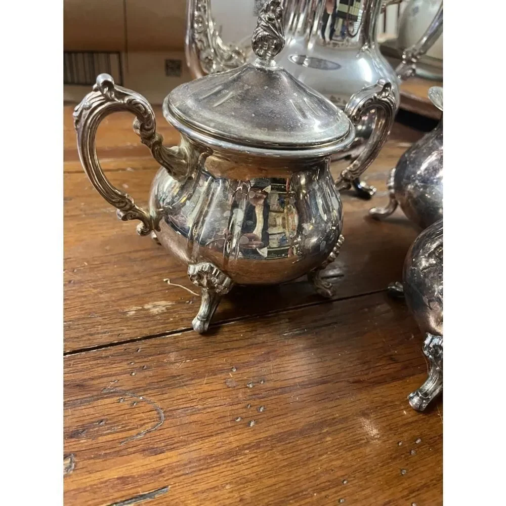 Towle silver plate tea set